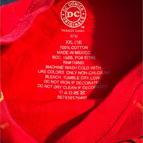 Flash DC Comics Shirt (Boys 18 (XXL) - Like New - Great Condition) ⚡️ - Picture 3 of 3